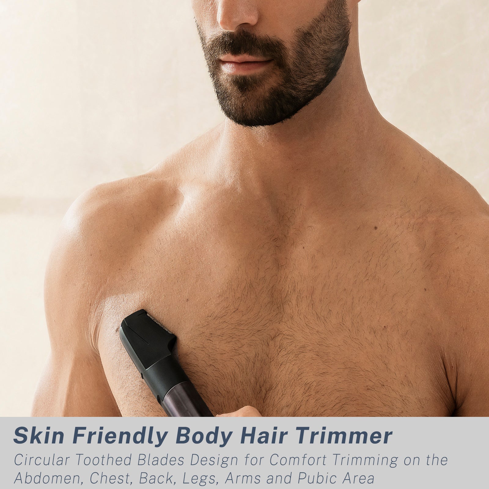 Beard Trimmer for Men with Foil Shavers, 5-in-1 Professional Hair Clippers Set with Adjustable Dial 20 Settings, Waterproof, USB-C Rechargeable Dock
