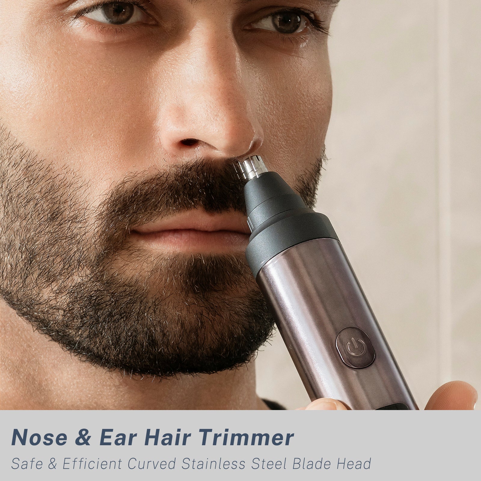 Beard Trimmer for Men with Foil Shavers, 5-in-1 Professional Hair Clippers Set with Adjustable Dial 20 Settings, Waterproof, USB-C Rechargeable Dock